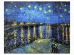 Puzzle en Plastique - Vincent Van Gogh - Starry Night Over The Rhone, 1888