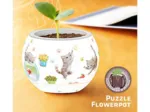 Puzzle 3D - Flower Pot - Cat's Play Time