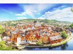 Puzzle en Plastique - Cesky Krumlov, Czech Republic