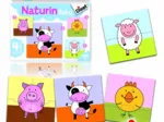 4 Puzzles Naturin Baby : La Ferme