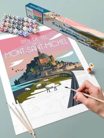 Produit Peinture par Numéros - Mont Saint Michel Image
