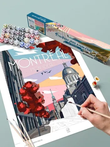 Produit Peinture par Numéros - Montréal Image