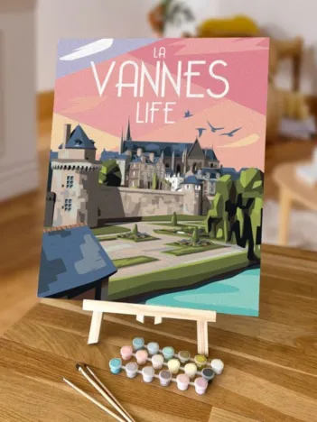 Produit Peinture par Numéros - Remparts de Vannes Image