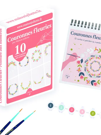 Produit Peinture aux numéros - Couronnes Fleuries Image