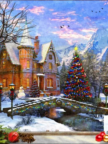 Produit Christmas Mountain View Image