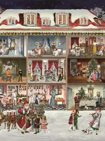 Produit Puzzle Calendrier de l'Avent - Notre Merveilleuse Maison de Noël Image