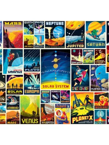 Produit Affiches Vintage - Voyage Dans L'Espace Image