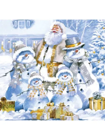 Produit Holiday - Snowman'S Shimmer - Glitter & Gold Image