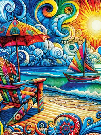 Produit Kaléidoscope - Journée À La Plage Image