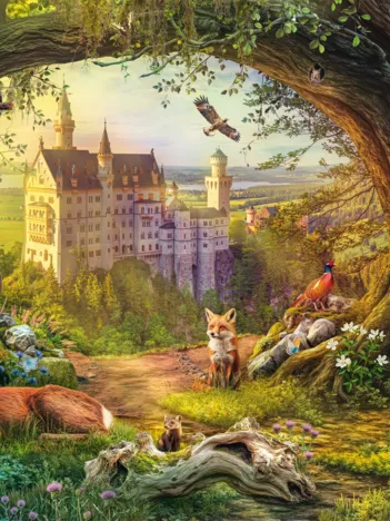 Produit Château de Conte de Fées dans la Forêt Image