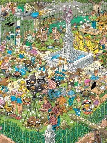 Produit Jan van Haasteren - Barbecue Party ! Image