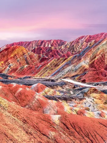 Produit Montagnes Arc-En-Ciel, Chine Image