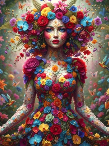 Produit Femme Fleurs Image