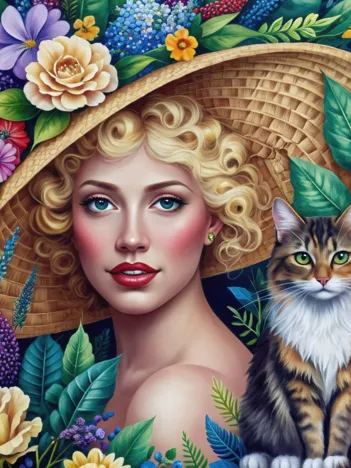 Produit La Dame et le Chat Image