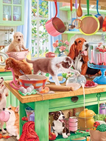 Produit Chiens dans la Cuisine Image