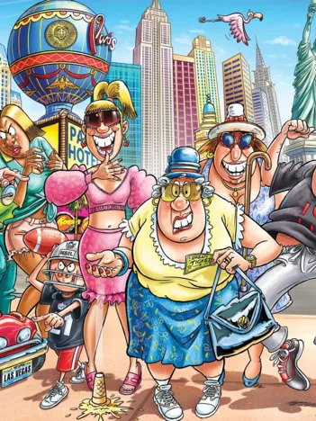 Produit Wasgij Original 48 - Ce qui se passe à Vegas ! Image