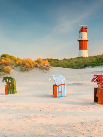 Produit Phare Derrière La Dune Sur Borkum Image