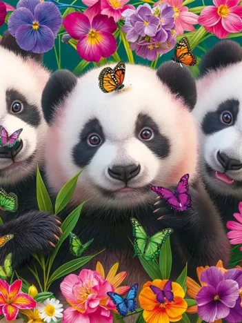 Produit Panda Trio Image