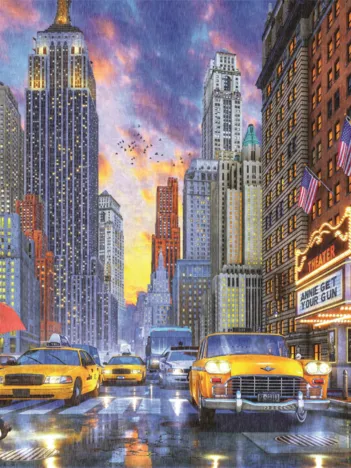 Produit Manhattan Sous la Pluie Image