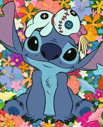 Produit Stitch en Fleurs Image