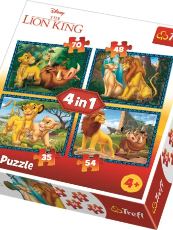 Produit 4 Puzzles - Le Roi Lion Image