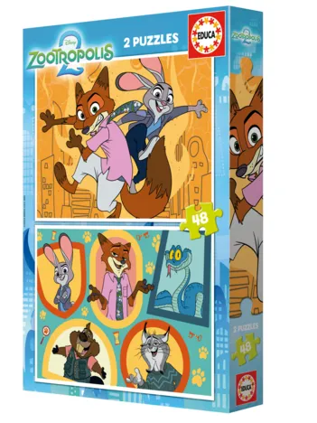Produit 2 Puzzles - Zootopia 2 Image