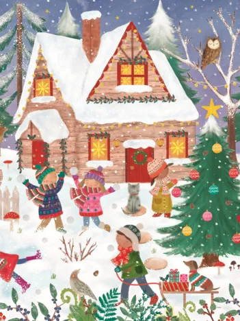 Produit Puzzle Calendrier de l'Avent - Joyeuses Fêtes Image