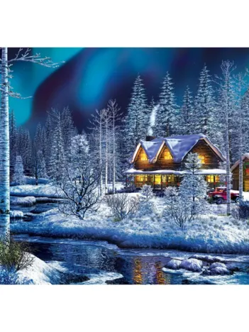 Produit Holiday - Aurores Boréales - Puzzle Scintillant Image