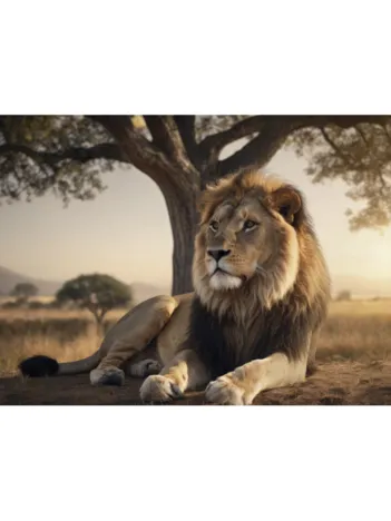 Produit Lion Au Repos Image