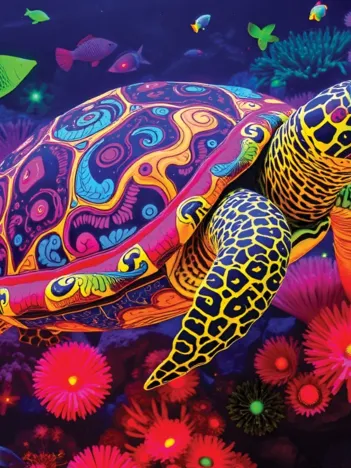 Produit Tortue Arc-En-Ciel Image