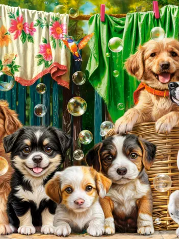 Produit Chiots, Lessive et Pitreries d'Oiseaux Image