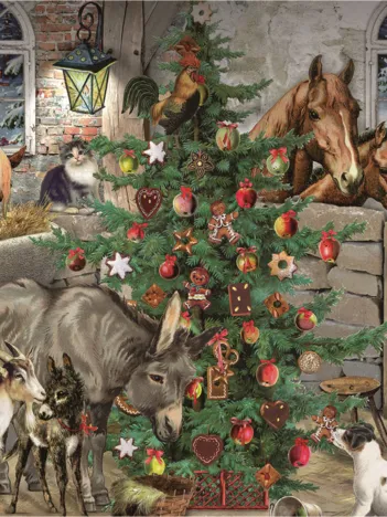 Produit Mini-Puzzle - Festive Xmas - L'Étable Image