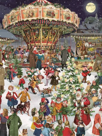 Produit Mini-Puzzle - Festive Xmas - La Fête Foraine Image