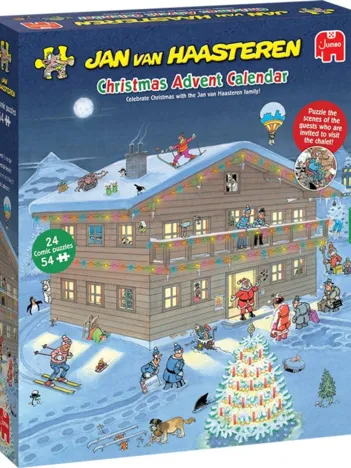 Produit Jan van Haasteren - Calendrier de l'Avent 2025 - 24 puzzles de 54 pièces Image