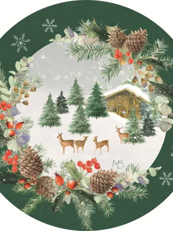 Produit Mini-Puzzle - Winter Forest - Le Châlet Image