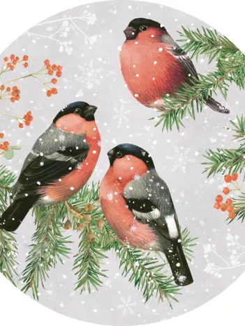 Produit Mini-Puzzle - Winter Forest - Les Oiseaux Image