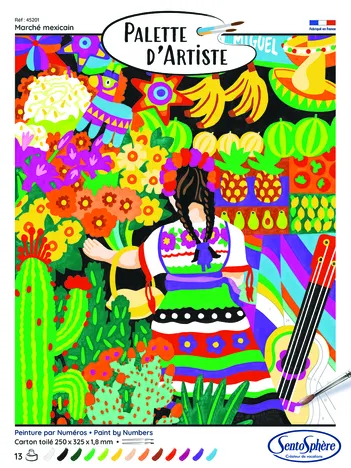 Produit Palette D'Artiste - Marché Mexicain Image