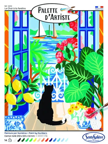 Produit Palette D'Artiste - Le Chat À La Fenêtre Image