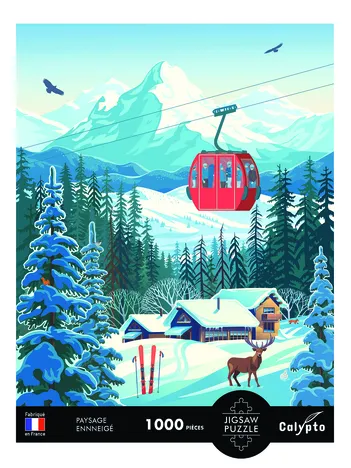 Produit Illustration - Paysage Enneigé Image