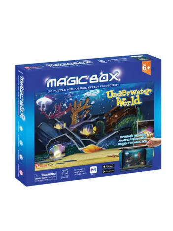 Produit Puzzle 3D - Magic Box - Underwater World (Difficulté: 4/6) Image