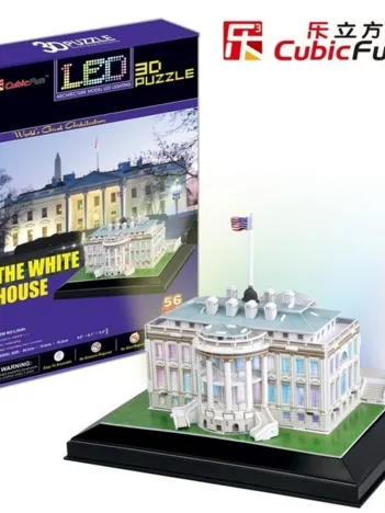 Produit Puzzle 3D avec LED - Washington : La Maison Blanche Image