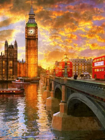 Produit Davison Dominic - Westminster Sunset Image