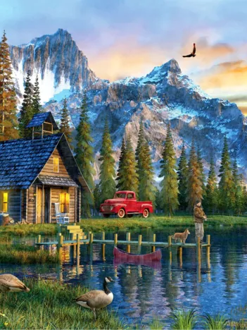 Produit Sunset Cabin Image