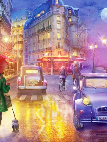 Produit Paris At Night Image