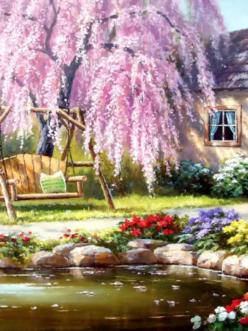 Produit Cherry Blossom Cottage Image