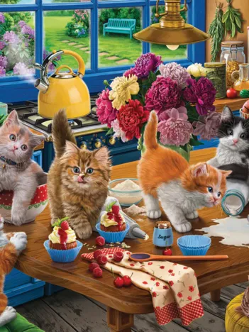 Produit Kittens In The Kitchen Image