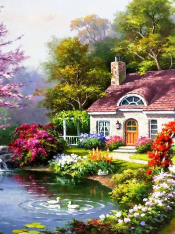 Produit Spring Cottage In Full Bloom Image