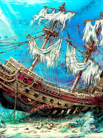 Produit Shipwreck Sea Image