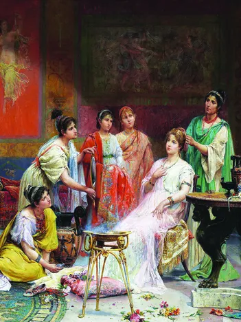 Produit Toilette Of A Roman Lady Image