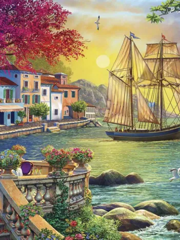 Produit Beautiful Sunset In The Town Image